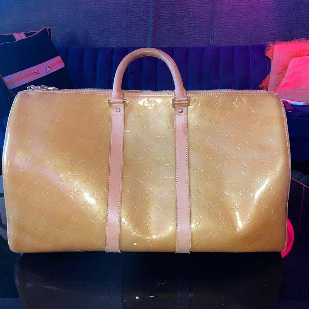 Louis Vuitton Vernis Boston Keepall Mercer Duffle